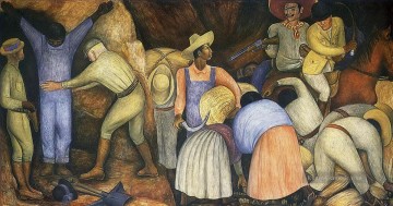 Diego Rivera Werke - die Ausbeuter 1926 Diego Rivera